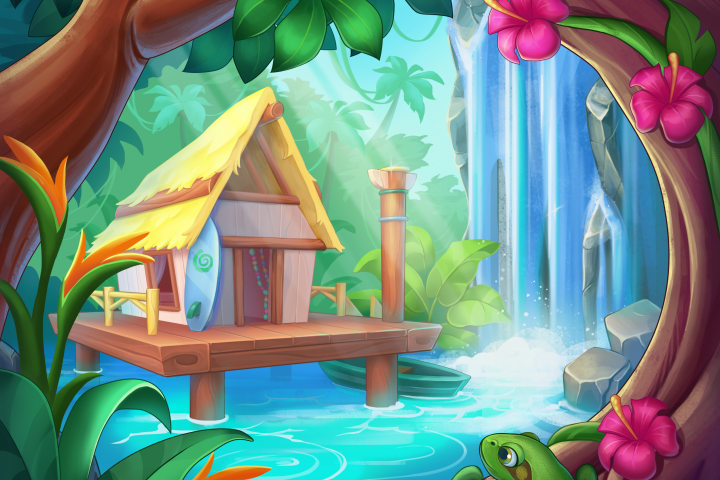 Домик в джунглях