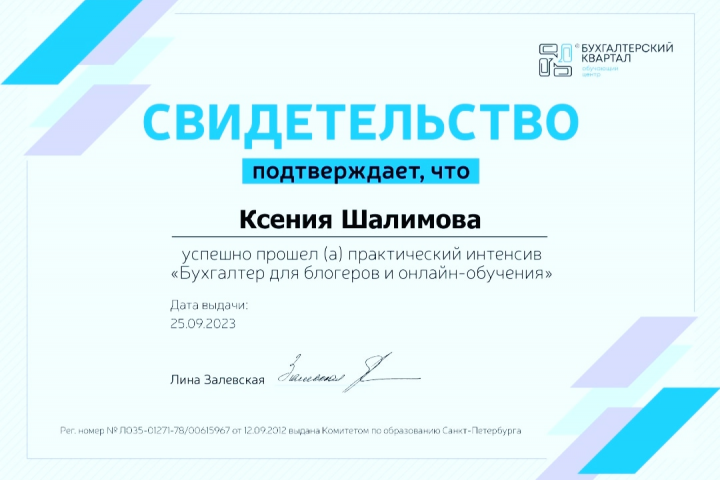 Бухгалтер блогеров