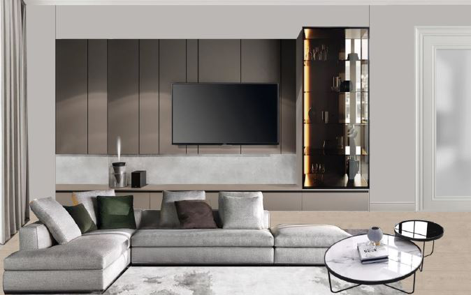 Интерьер квартиры, рабочий проект