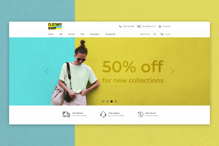Интернет-магазин Clothesshop