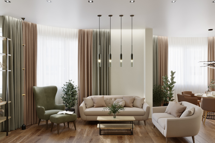 Дизайн квартиры в Москве