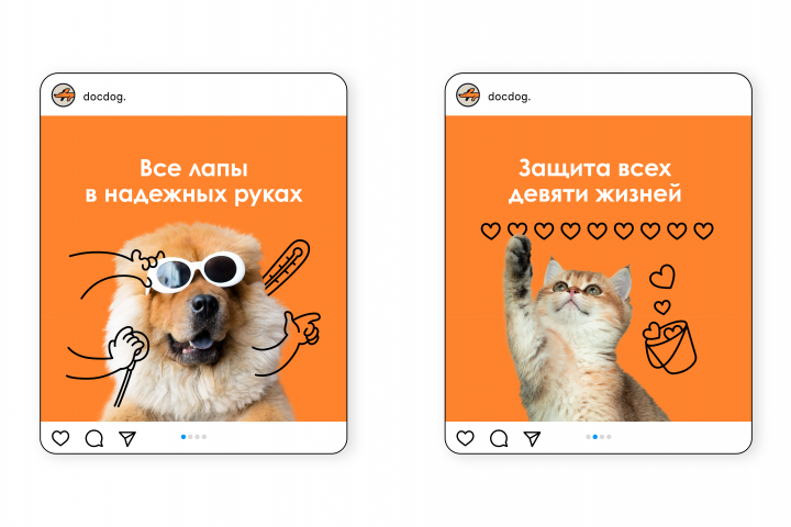 Оформление соц. сетей для "docdog."