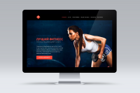 Дизайн landing page для фитнес клуба