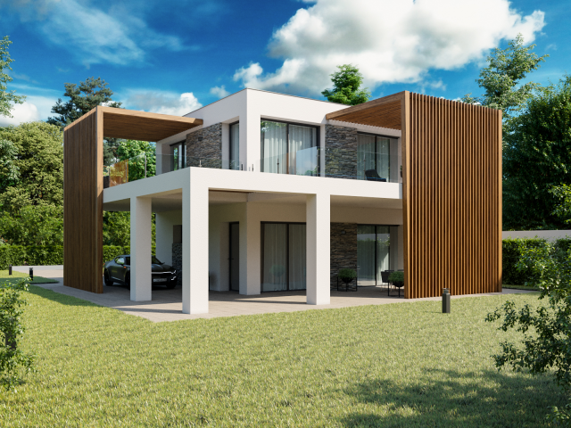 Визуализация модульного дома