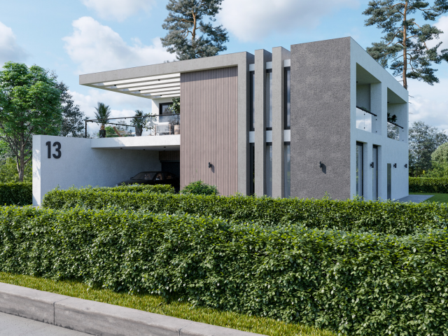 Визуализация концепта дома