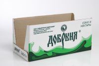 разработка коробки под сок