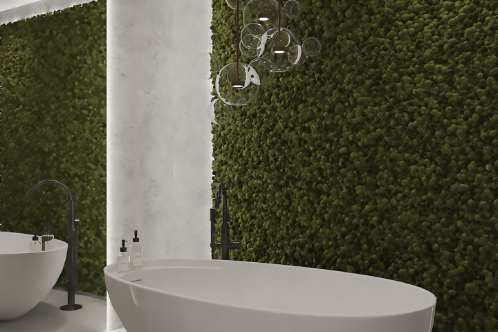 Спальня с ванной