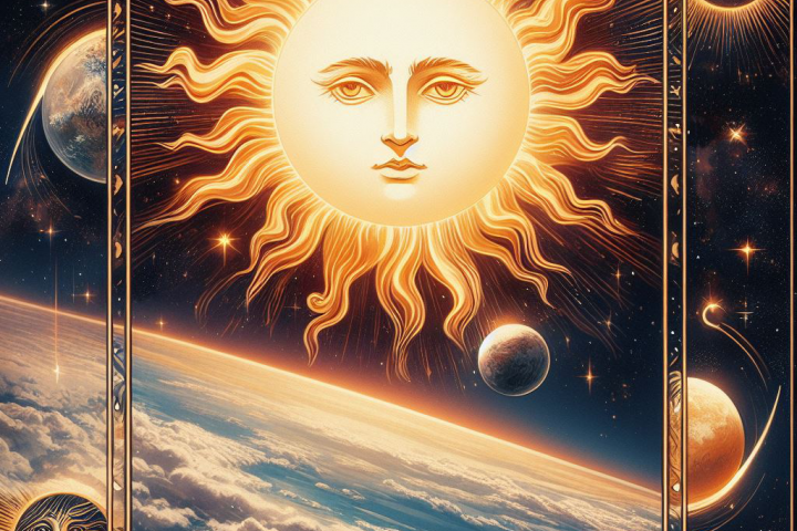 проект для клуба."Звёздная Судьба: Космическая колода Таро"