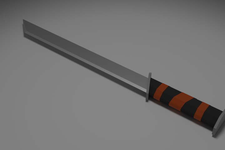 Меч low poly