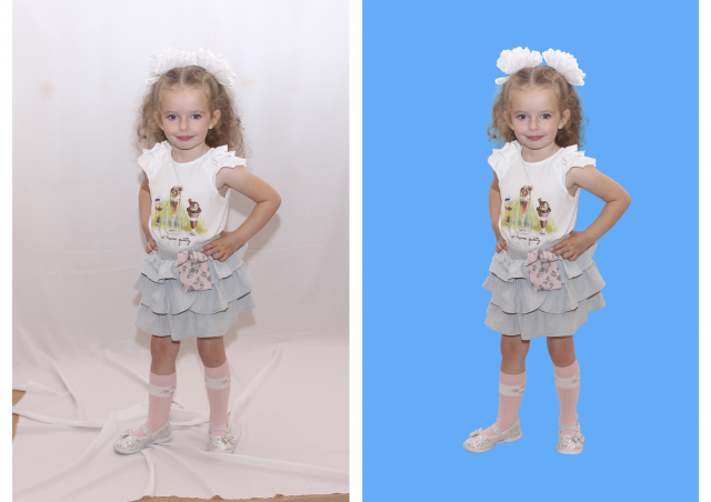 Замена фона