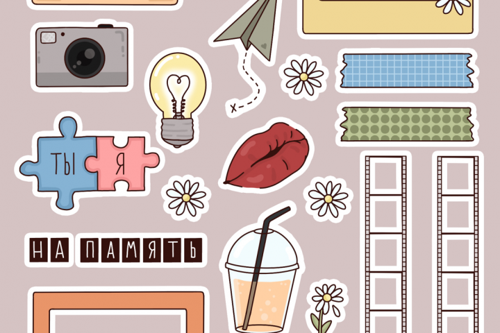 Стикерпак мерч