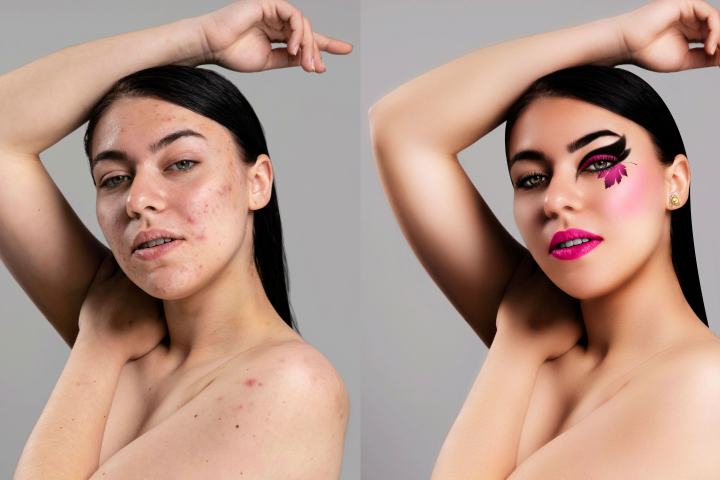 Photoshop CC - Ретушь кожи лица.