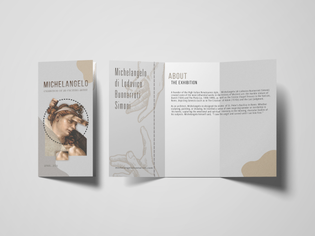 Буклет для выставки