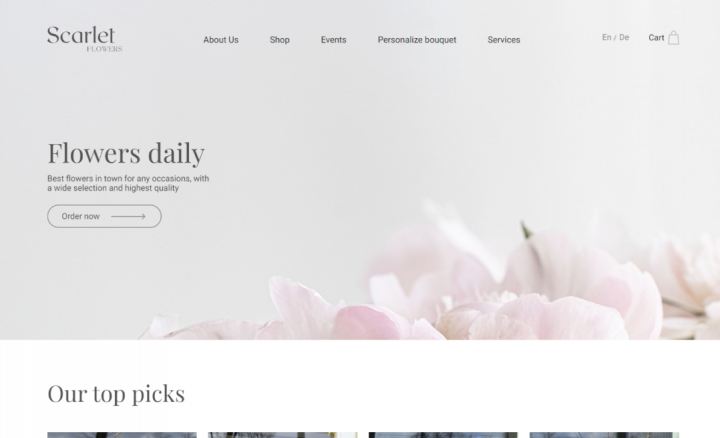 Интернет-магазин цветов