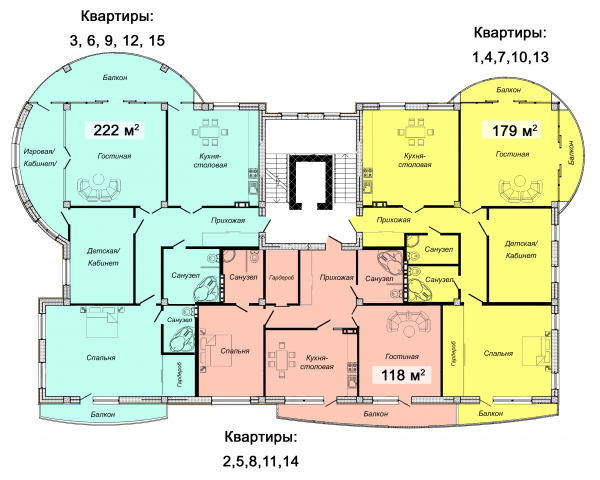 Планировка квартир