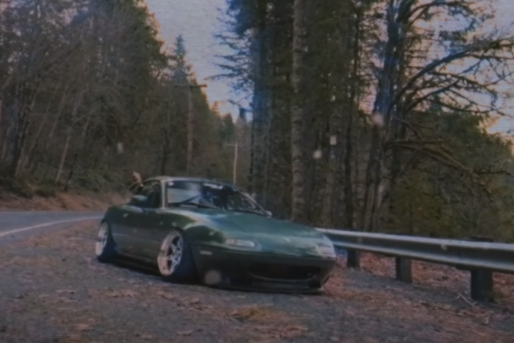 Видеомонтаж. Динамический момент с машиной