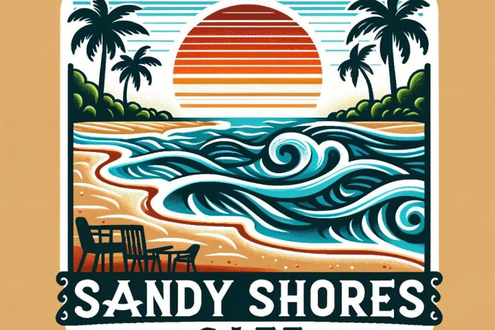 Логотип Sandy shores cafe.
