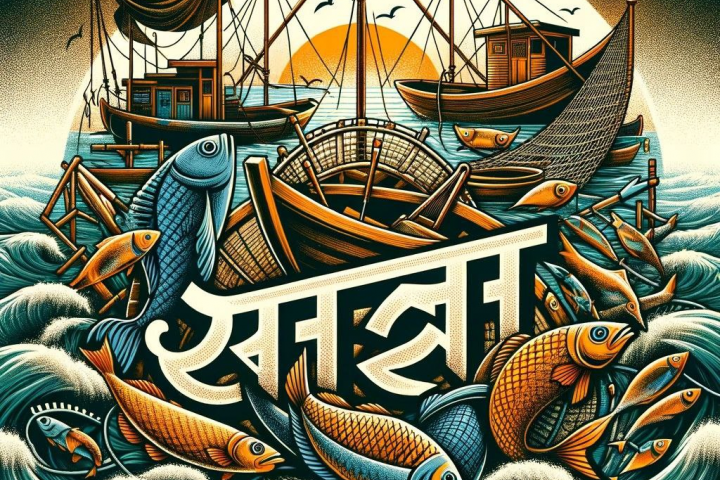 Логотип рыболовецкой артели Индии.