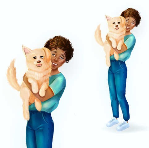 Персонаж для ветеринарной клиники