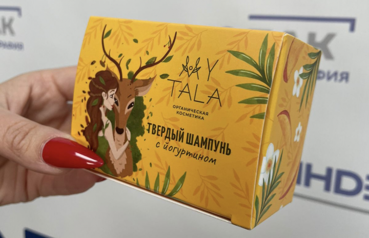 Иллюстрация для упаковки шампуня