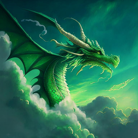 Дракон в небе