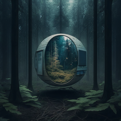 Дом в существующий в двух реальностях