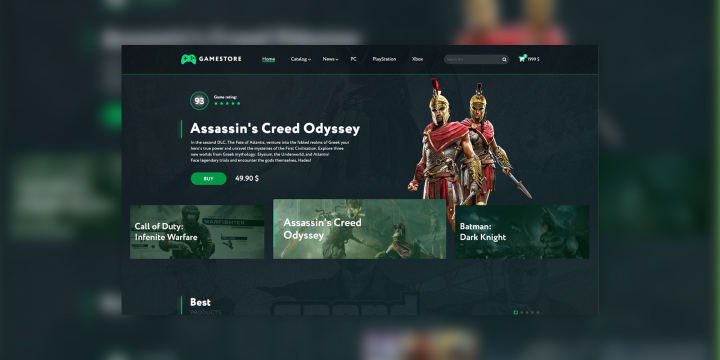 Интернет магазин «Game store»