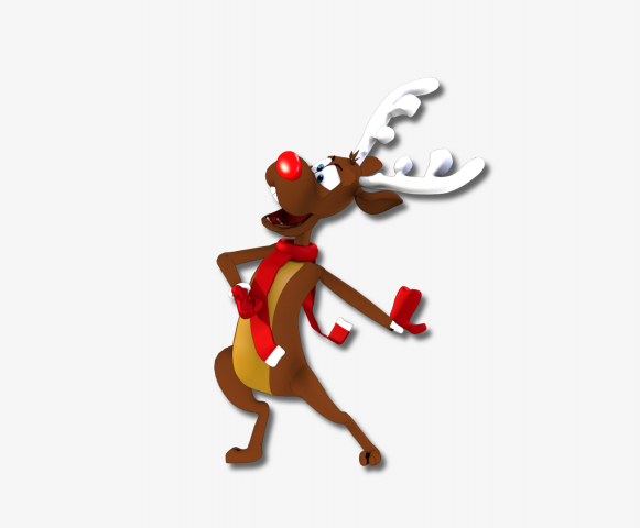 Новогодний персонаж для сайта