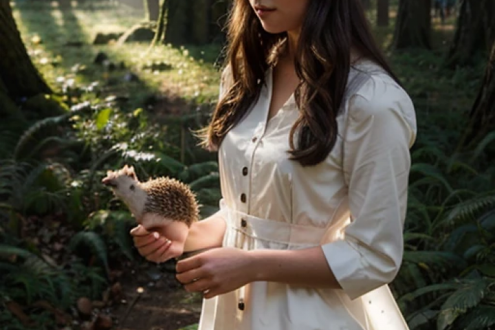 ДЕВУШКА В ЛЕСУ