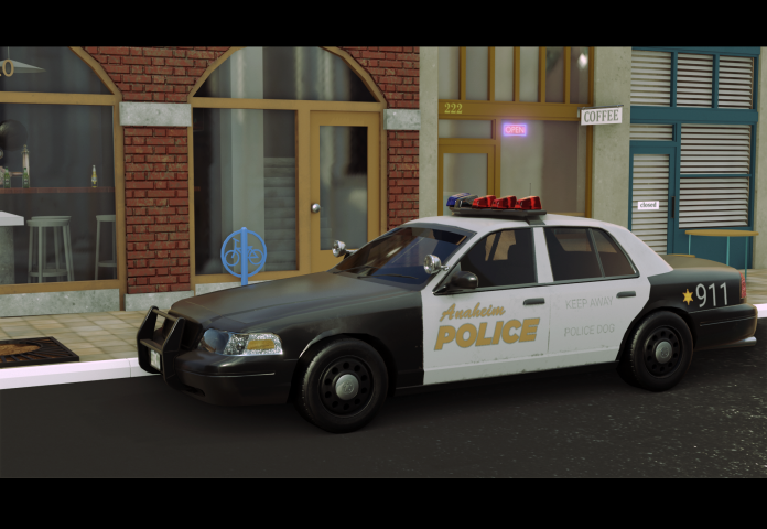 сцена с машиной