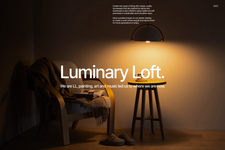 Luminary Loft (Web project)