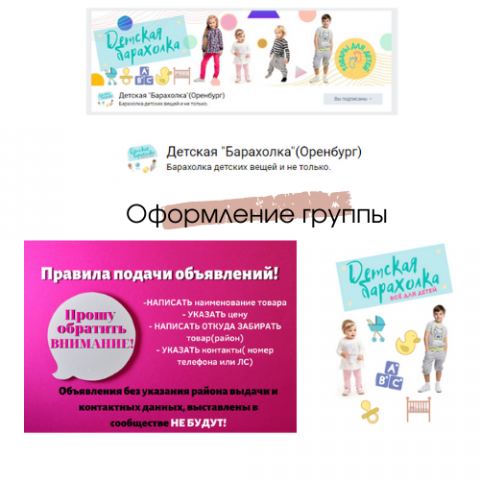 Оформление групп