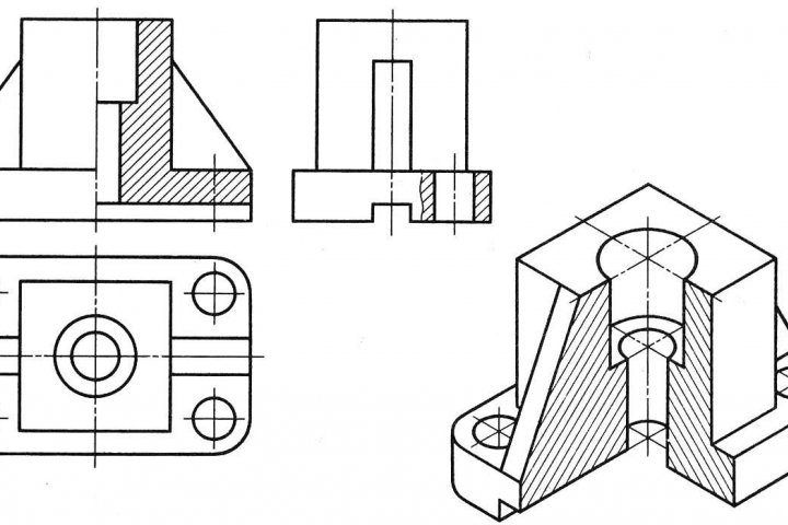 Решение задач по инженерной графике