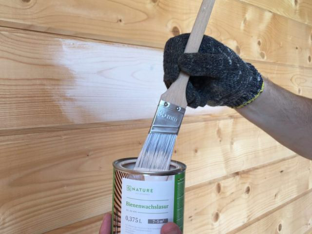 Как покрасить вагонку