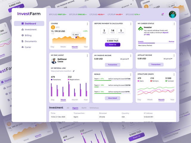 Дизайн кабинета InvestFarm