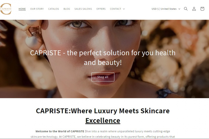 Лифтинг массажеры (платформа Shopify)