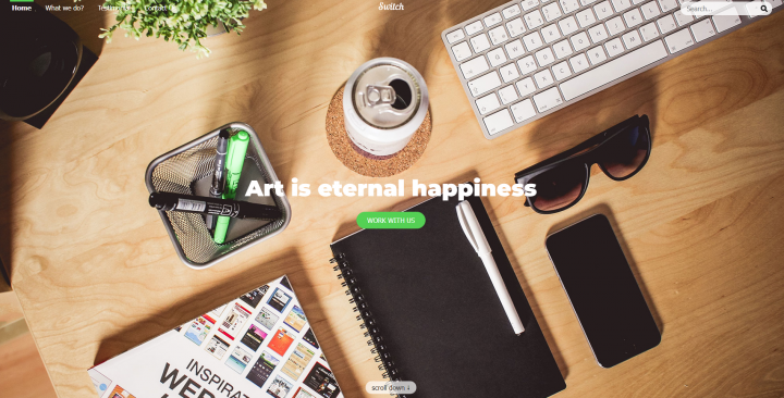 Сайт Landing Page " Switch"