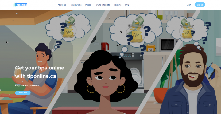 Сайт Landing Page "tiponline"