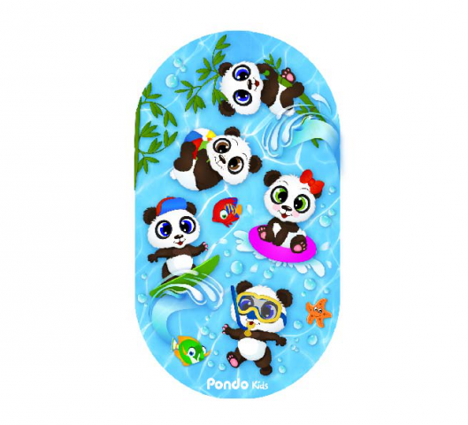 Детский коврик "Панды"