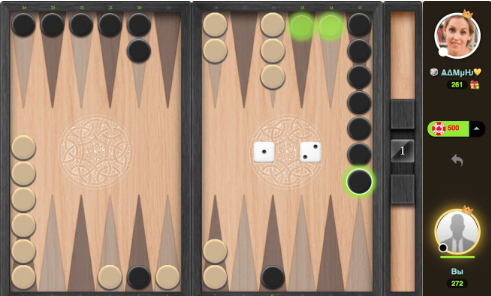 Play backgammon online