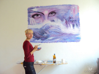 живопись на стене