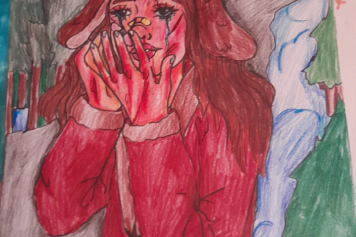 Девочка арт