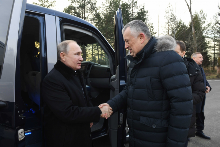 Владимир Путин и Алеасандр Дрозденко