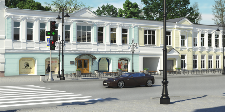 Самара.Историческое наследие (3d-визуализация)