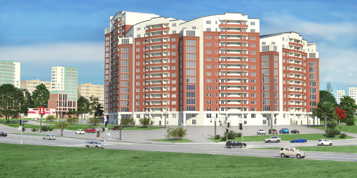 Самара. Ново-Садовая (3d-визуализация)