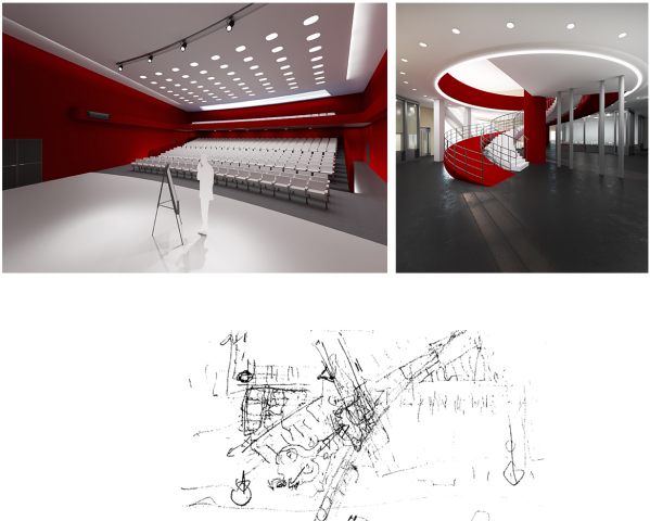 Интерьер культурно-досугового центра в районе Некрасовка г. Моск