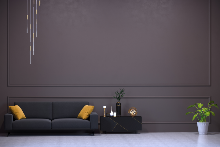 Дизайн интерьера для фона веб-страниц