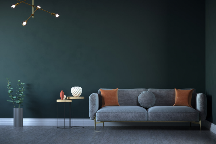 Дизайн интерьера для фона веб-страниц