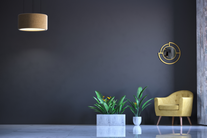 Дизайн интерьера для фона веб-страниц