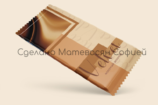 Дизайн упаковки шоколада Velvet